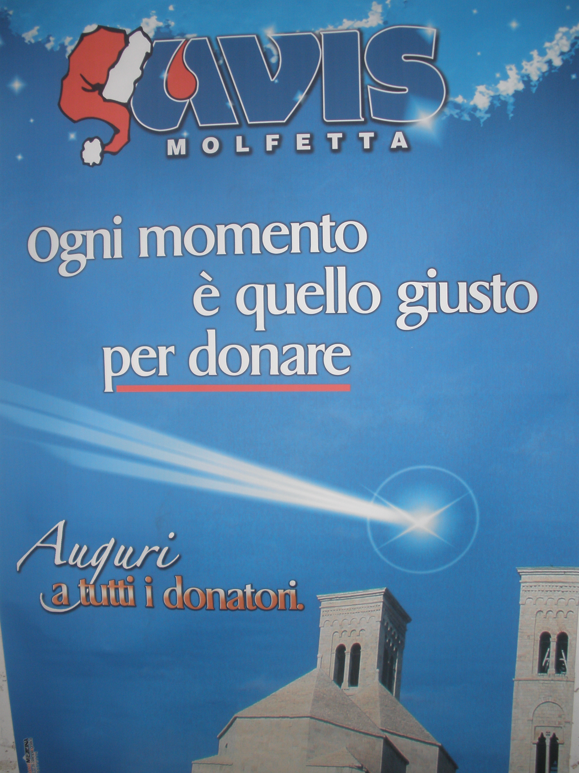 L' AVIS Molfetta: ogni momento &egrave; quello giusto... per donare